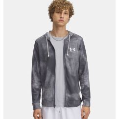 Толстовка Rival Terry AOP FZ Under Armour, цвет Grey