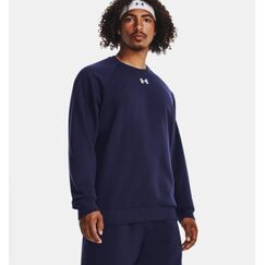Толстовка Rival Fleece Crew Under Armour, цвет Blue