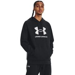 Толстовка Rival Fleece Logo Under Armour, цвет Black