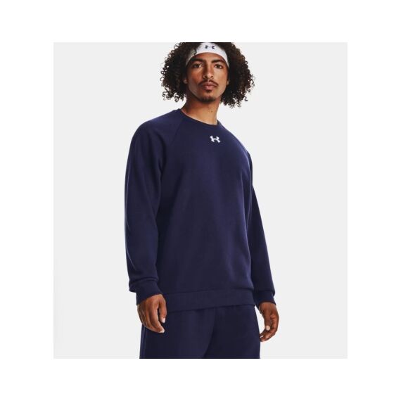 Толстовка Rival Fleece Crew Under Armour, цвет Blue