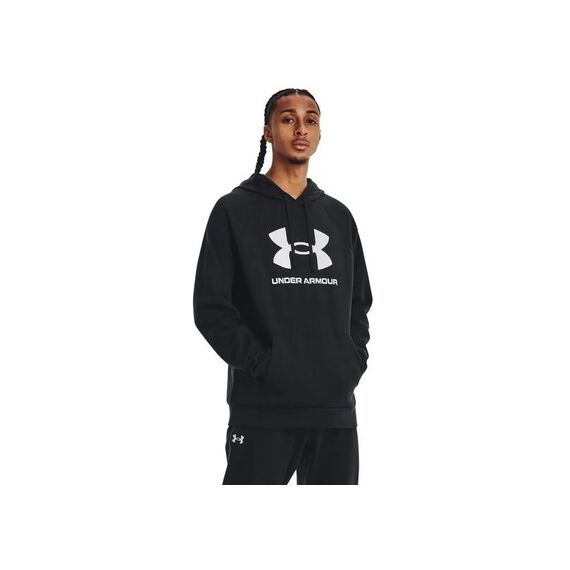 Толстовка Rival Fleece Logo Under Armour, цвет Black