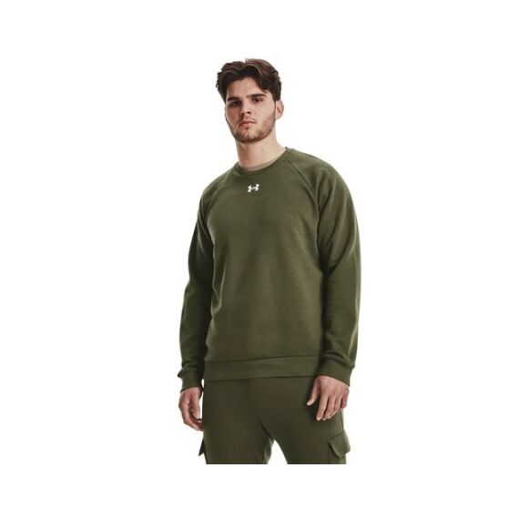 Толстовка Rival Fleece Crew Under Armour, цвет Green