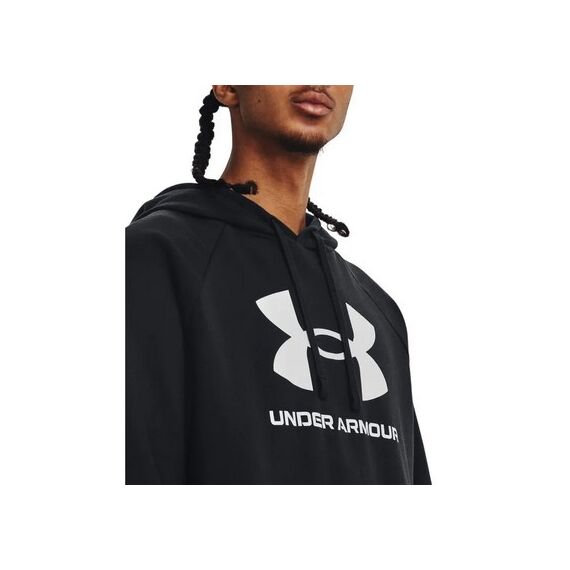 Толстовка Rival Fleece Logo Under Armour, цвет Black