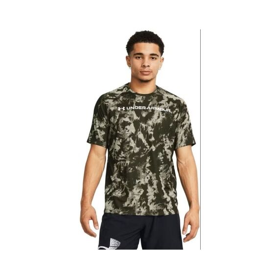 Футболка Tech ABC Camo Under Armour, цвет Green