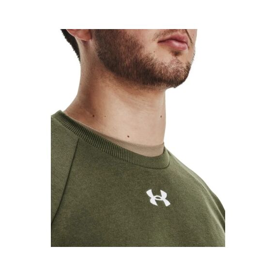 Толстовка Rival Fleece Crew Under Armour, цвет Green